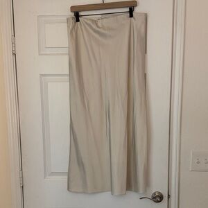 Abercrombie & Fitch Cream A-Line Skirt